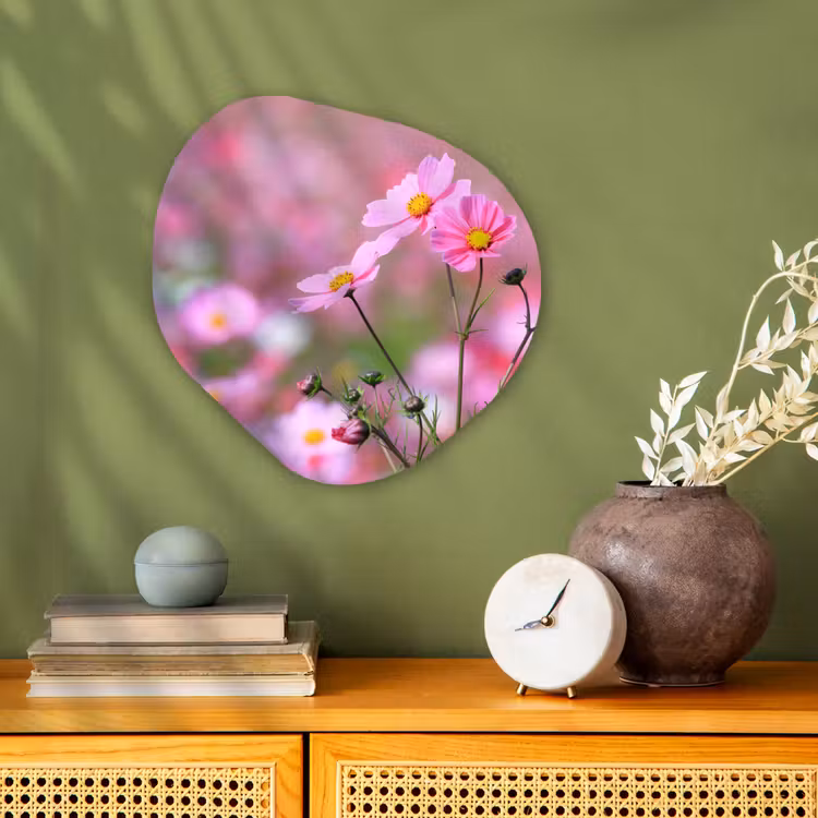Organische Formen – Aluminium – Bloemen - Buiten - Roze — 2