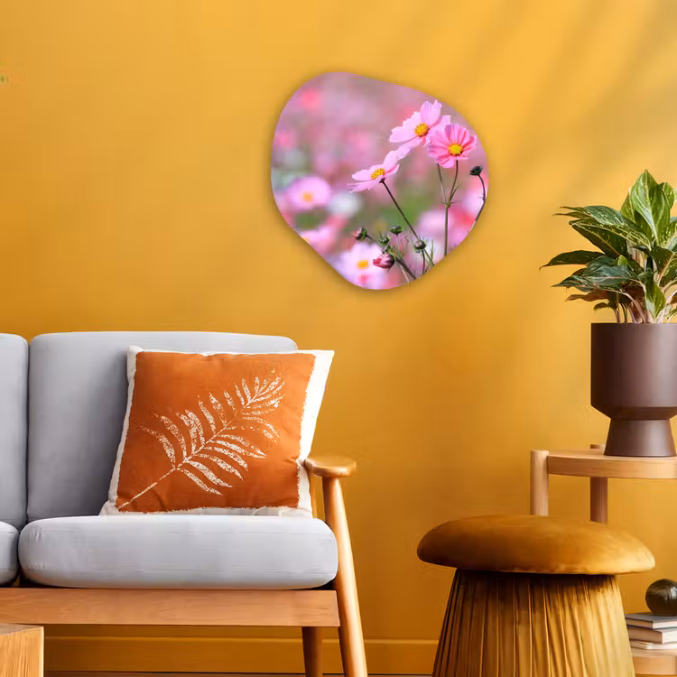 Organische Formen – Aluminium – Bloemen - Buiten - Roze — 3