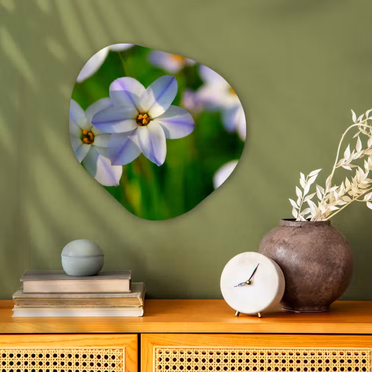 Organische Formen – Aluminium – Bloemen - Tuin - Paars — 2