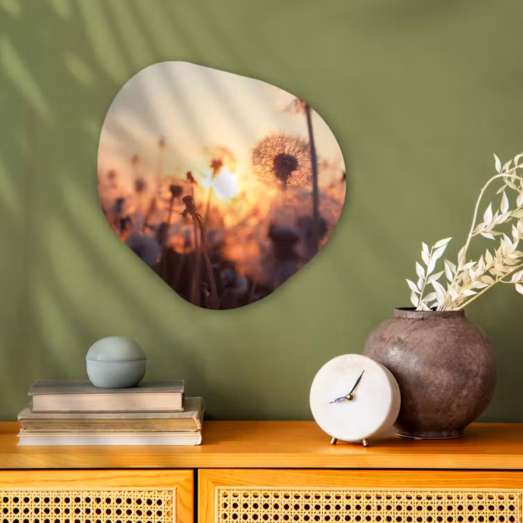 Organische Formen – Aluminium – Paardenbloem - Zonsondergang - Lente — 2