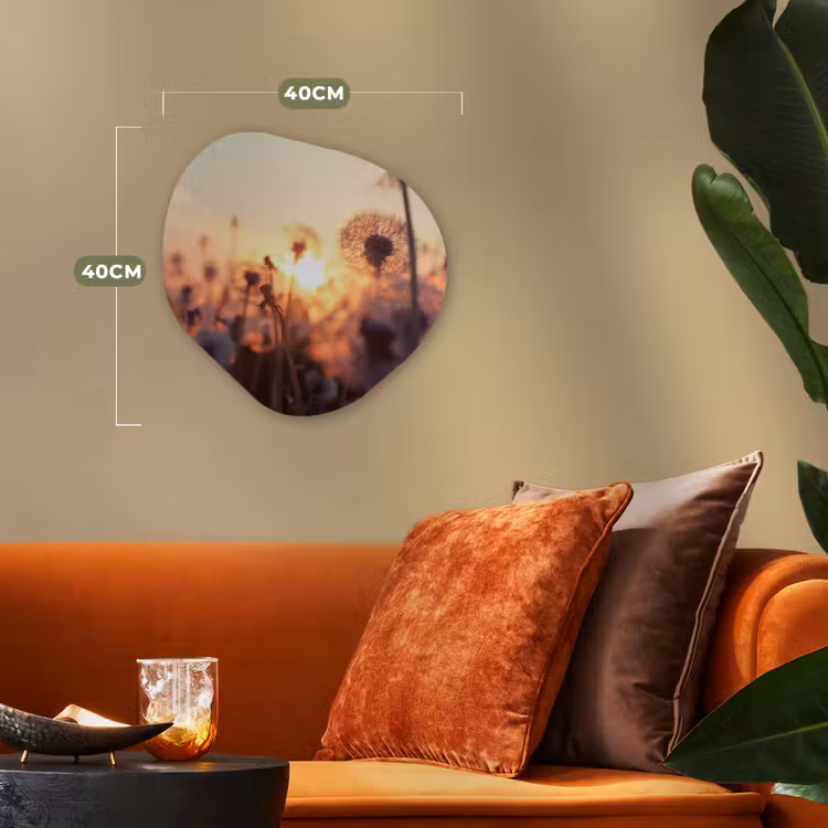 Organische Formen – Aluminium – Paardenbloem - Zonsondergang - Lente — 4