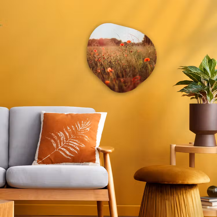 Organische Formen – Aluminium – Zonsondergang - Bloemen - Rood — 3