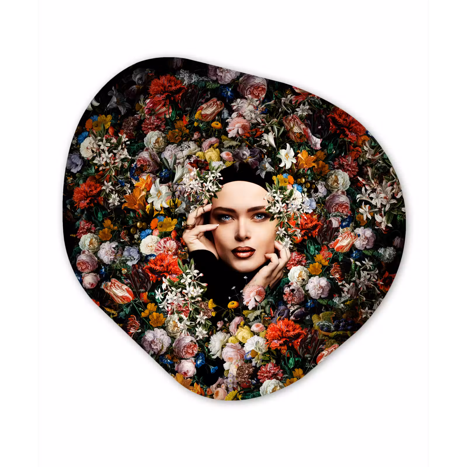 Organische Formen – Aluminium – Bloem - Vrouwen - Portret - Botanisch — 1