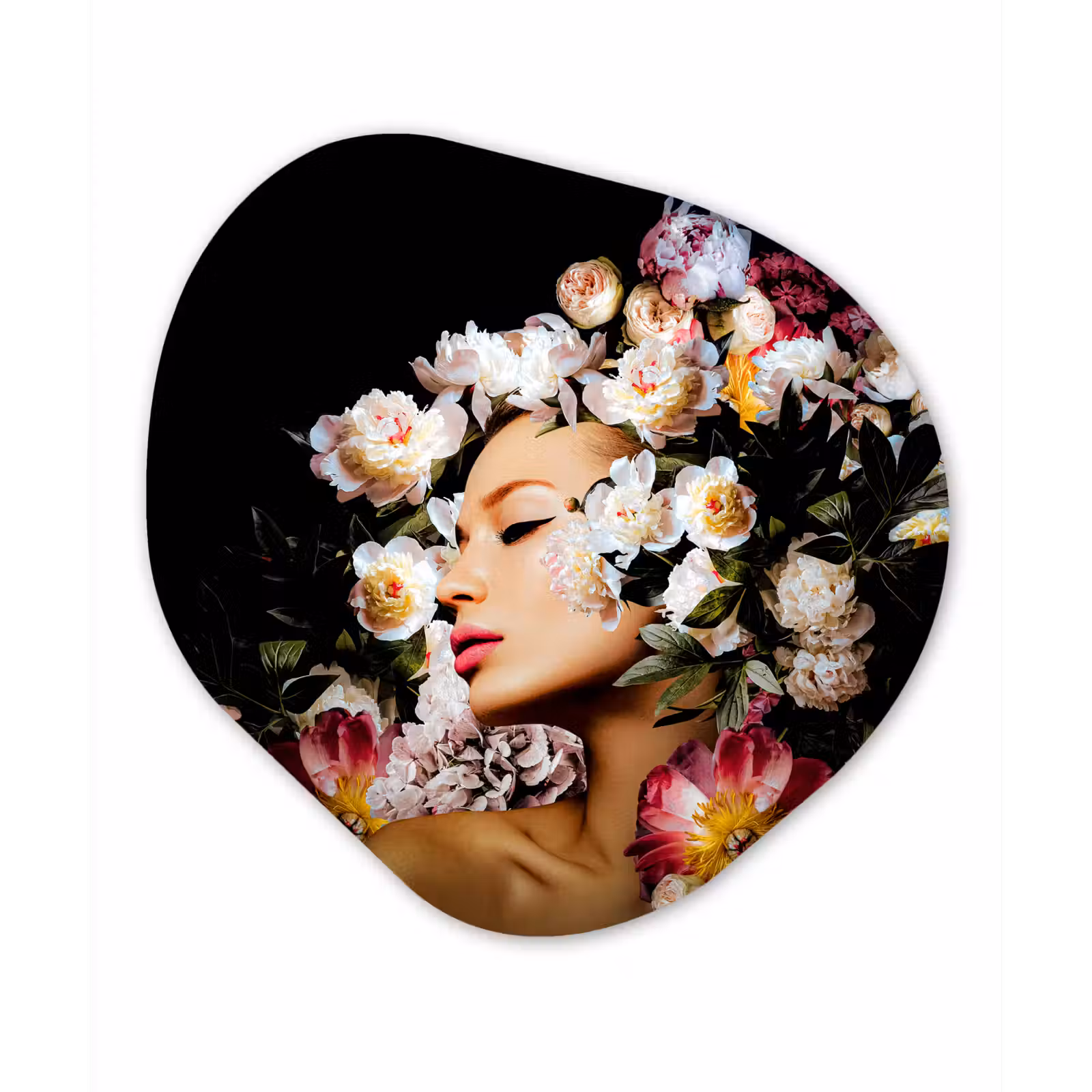 Organische Formen – Aluminium – Vrouwen - Bloemen - Rozen - Portret — 1
