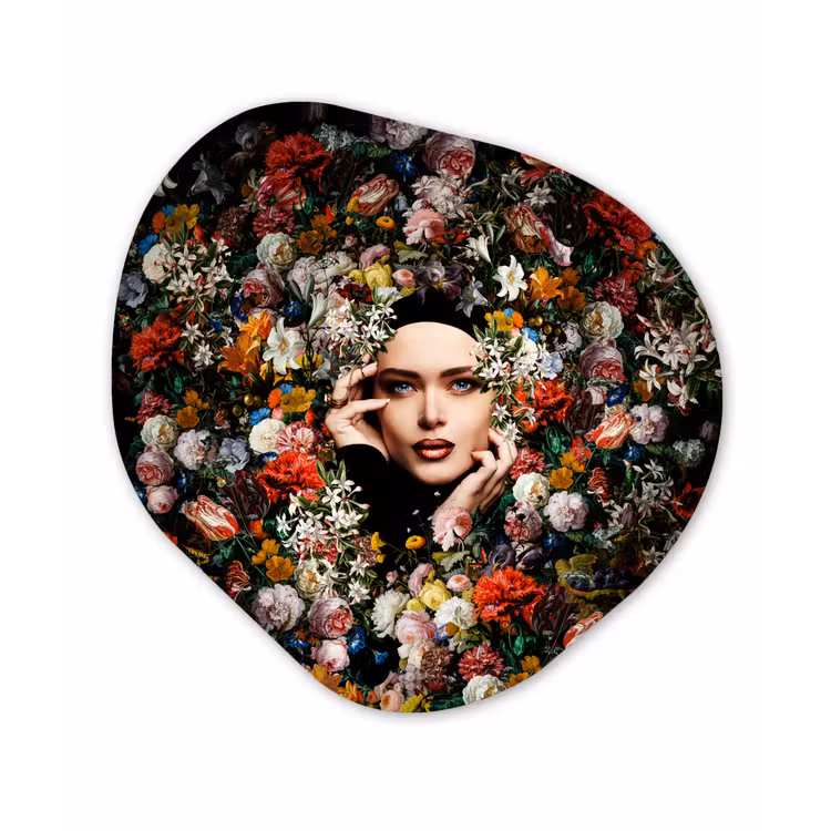 Organische Formen – Aluminium – Bloem - Vrouwen - Portret - Botanisch — 1