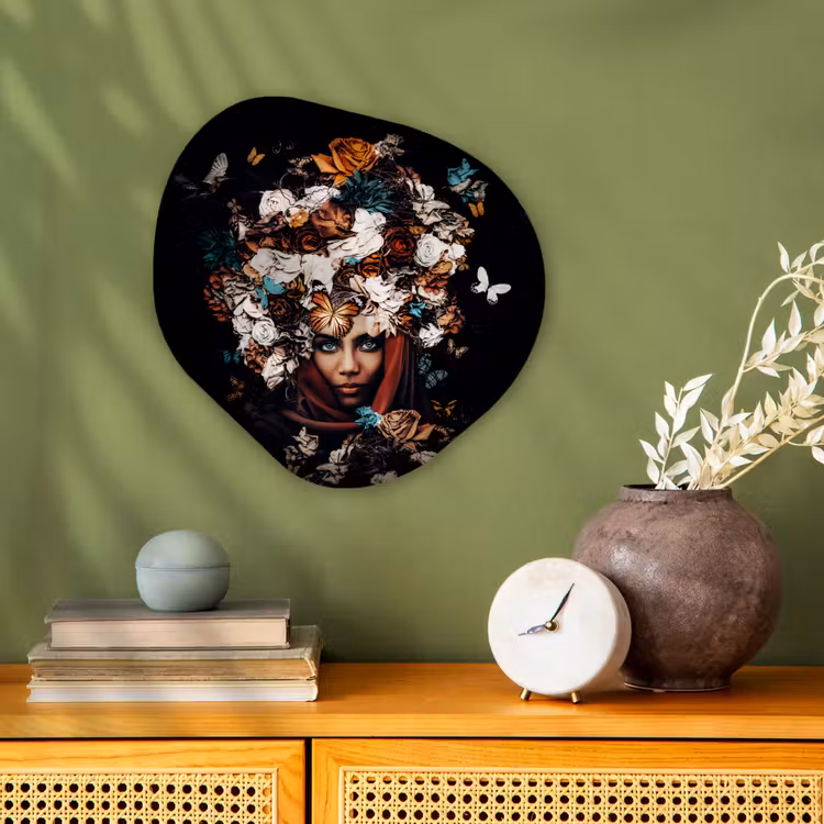 Organische Formen – Aluminium – Bloemen - Vlinder - Vrouwen - Hoofddoek — 2