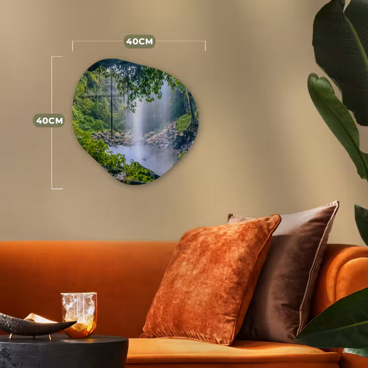 Organische Formen – Aluminium – Jungle - Regenwoud - Water - Waterval - Planten — 4