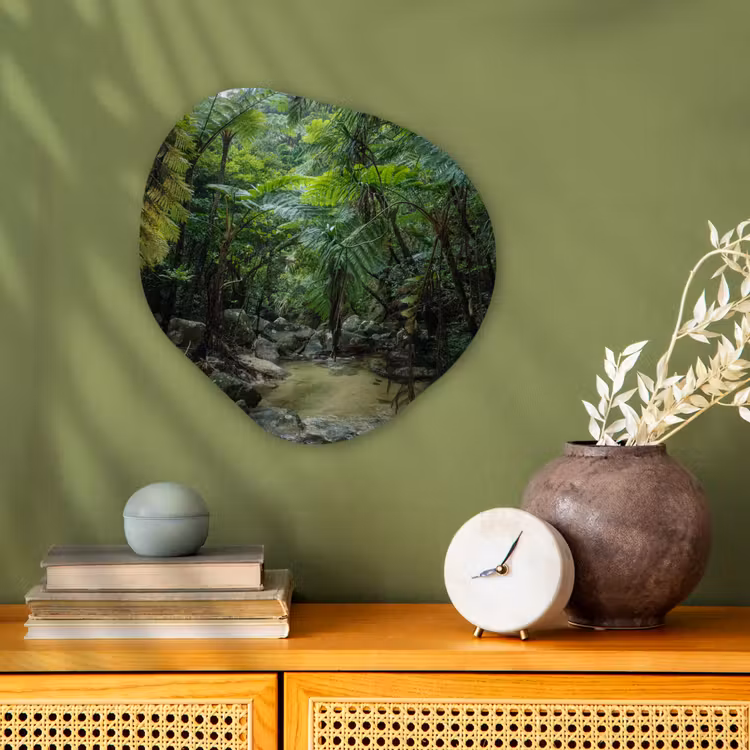 Organische Formen – Aluminium – Riviertje in tropische jungle — 2