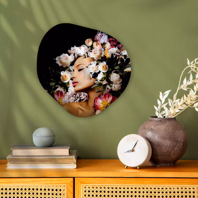 Organische Formen – Aluminium – Vrouwen - Bloemen - Rozen - Portret — 2
