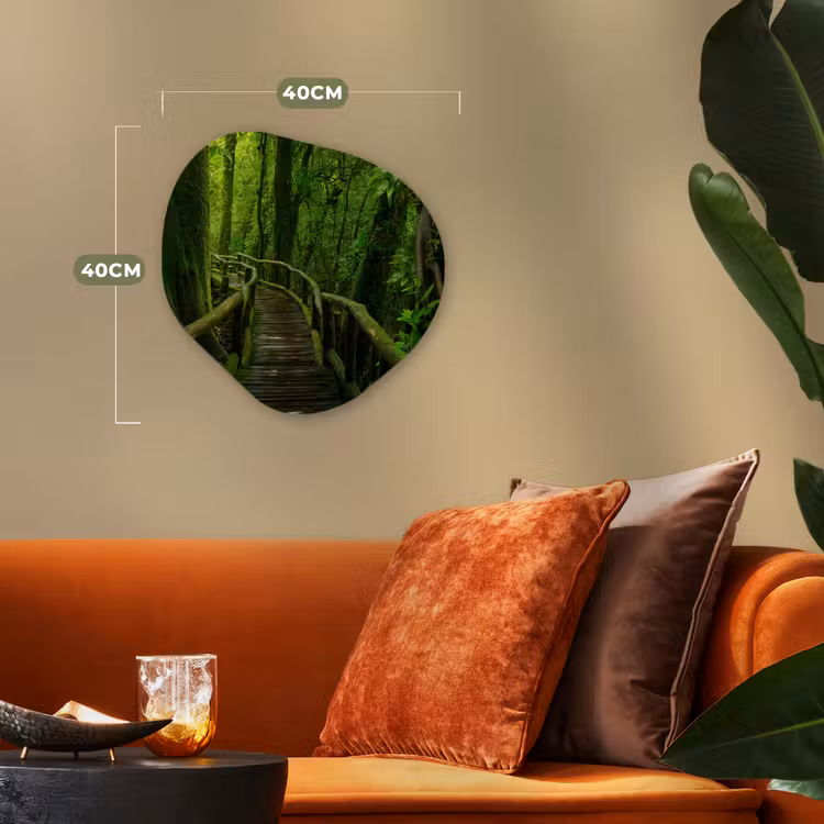 Organische Formen – Aluminium – Jungle - Brug - Mos - Natuur - Tropisch — 4