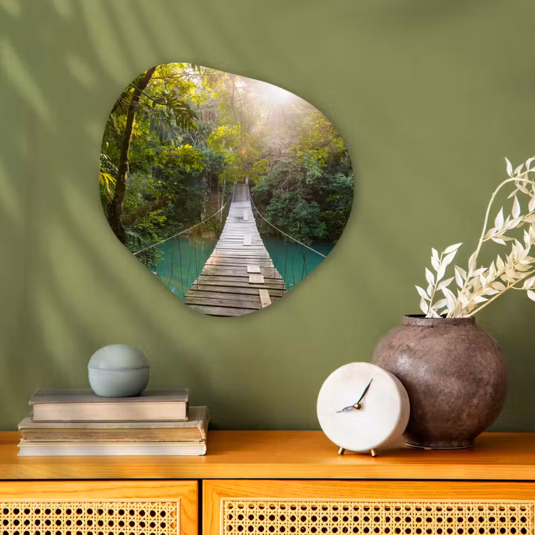 Organische Formen – Aluminium – Jungle - Water - Brug - Natuur - Planten — 2
