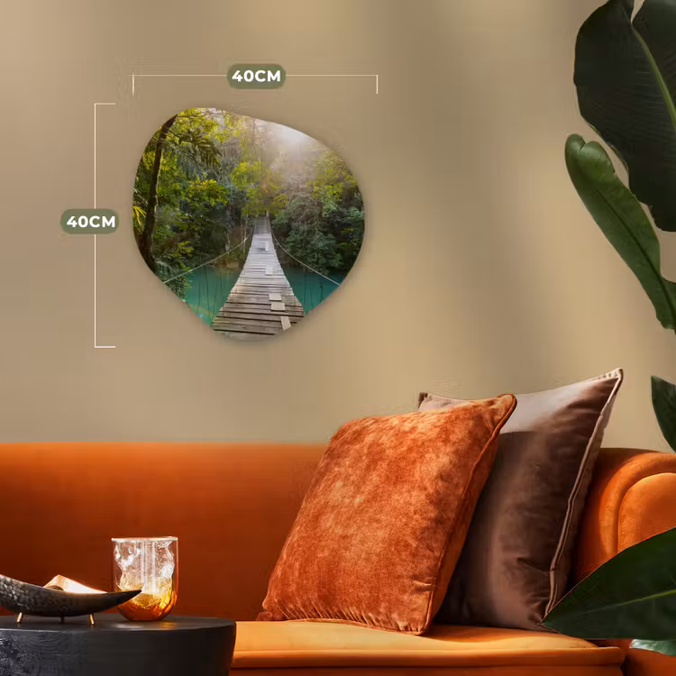Organische Formen – Aluminium – Jungle - Water - Brug - Natuur - Planten — 4