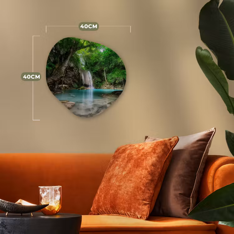 Organische Formen – Aluminium – Jungle - Waterval - Planten - Water - Natuur — 4