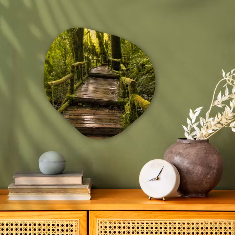 Organische Formen – Aluminium – Mooi regenwoud en jungle — 2