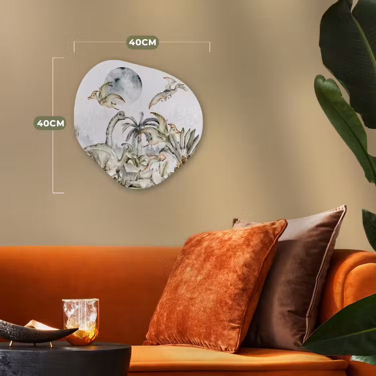 Organische Formen – Aluminium – Dinosaurus - Kinderen - Jungle - Groen - Dieren - Natuur — 4