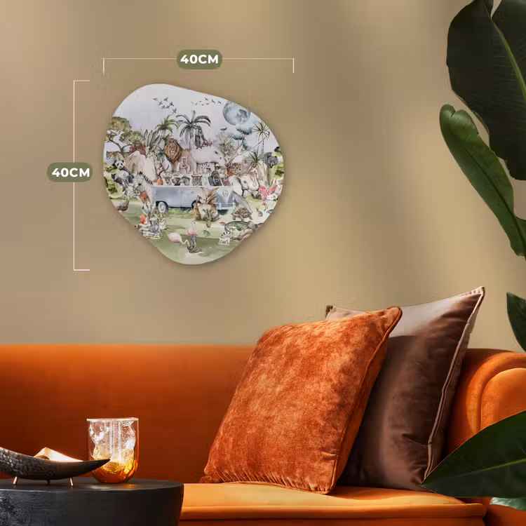 Organische Formen – Aluminium – Jungle - Bus - Dieren - Kinderen - Planten — 4