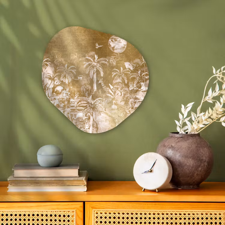 Organische Formen – Aluminium – Jungle - Goud - Kinderen - Planten - Dieren — 2