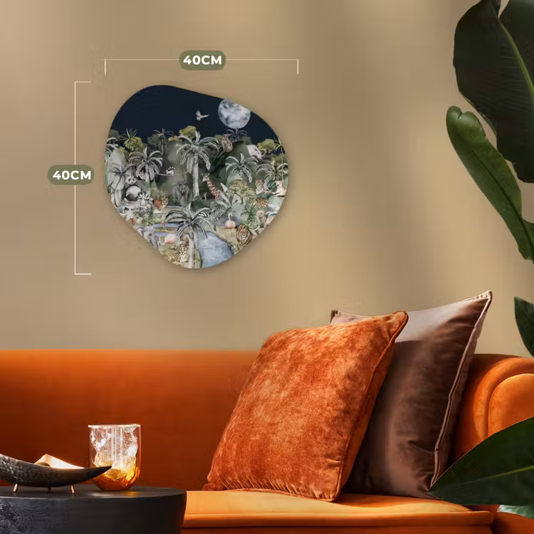 Organische Formen – Aluminium – Kinderen - Jungle - Natuur - Dieren - Planten — 4