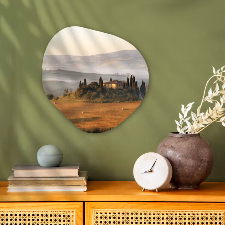 Organische Formen – Aluminium – Toscane - Landschap - Boerderij — 2