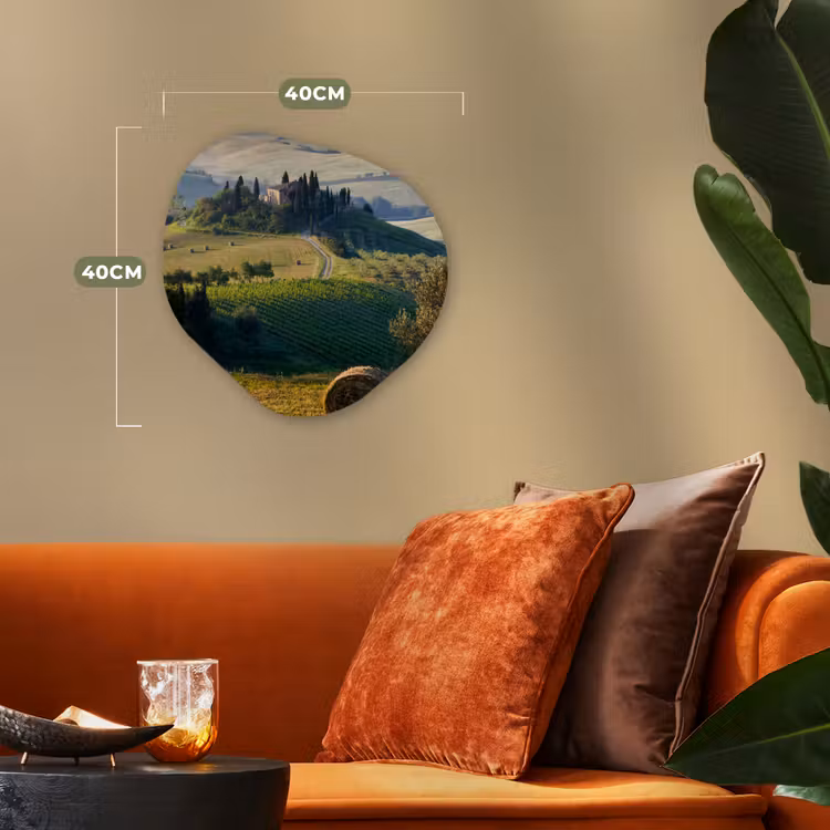 Organische Formen – Aluminium – Toscane - Landschap - Groen — 4