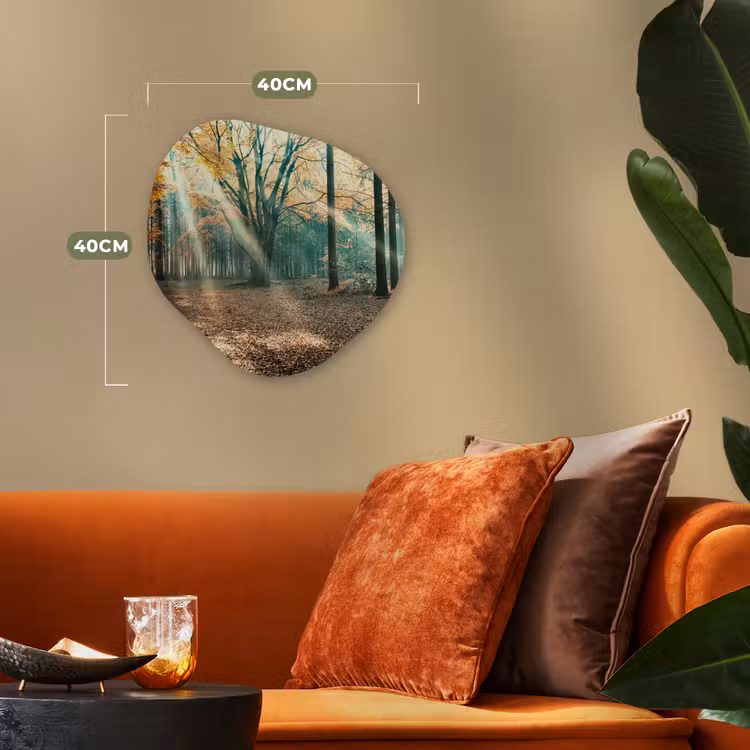 Organische Formen – Aluminium – Herfstbos in Nederland — 4