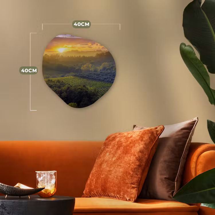 Organische Formen – Aluminium – Toscane - Landschap - Zon — 4