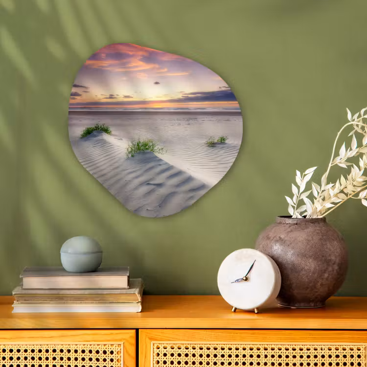 Organische Formen – Aluminium – Zonsondergang in een landschap in Nederland — 2