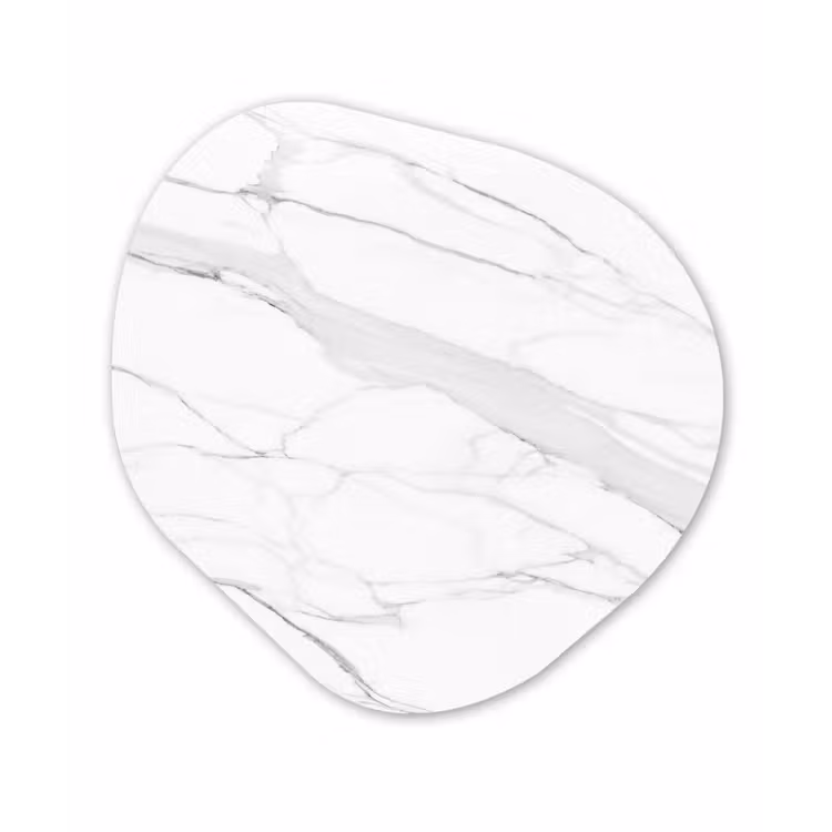 Organische Formen – Aluminium – Marmer - Wit - Lijn - Patronen - Luxe - Marmerlook — 1