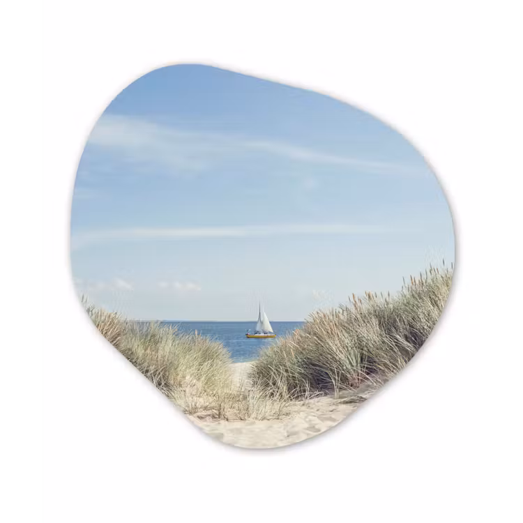 Organische Formen – Aluminium – Boot - Zee - Strand — 1