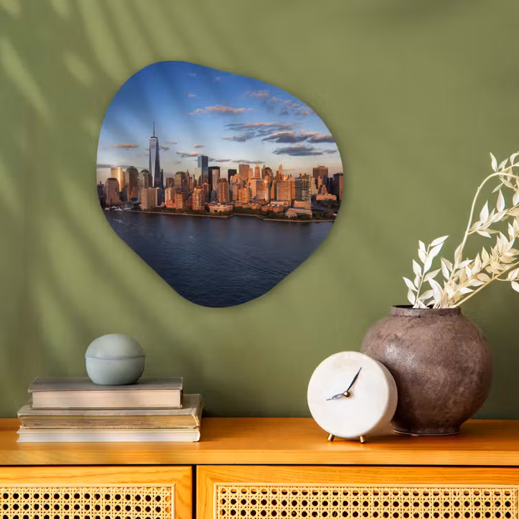 Organische Formen – Aluminium – New York - Skyline - Boot — 2