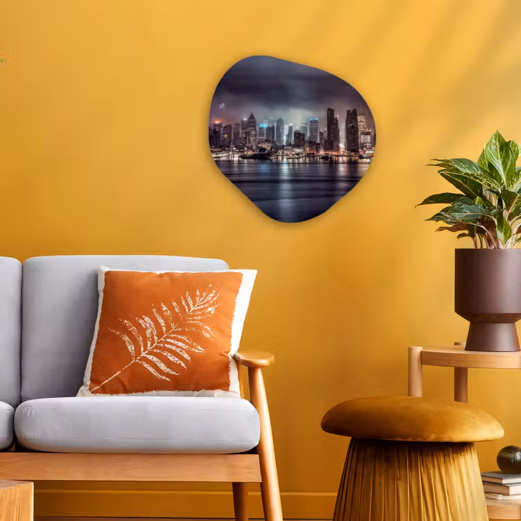 Organische Formen – Aluminium – New York - Storm - Skyline — 3