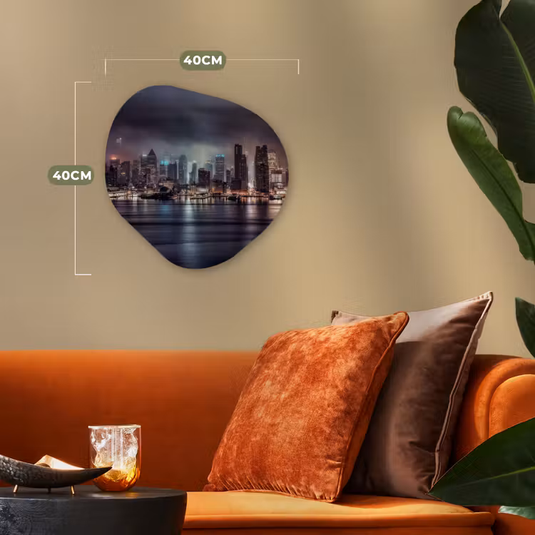Organische Formen – Aluminium – New York - Storm - Skyline — 4