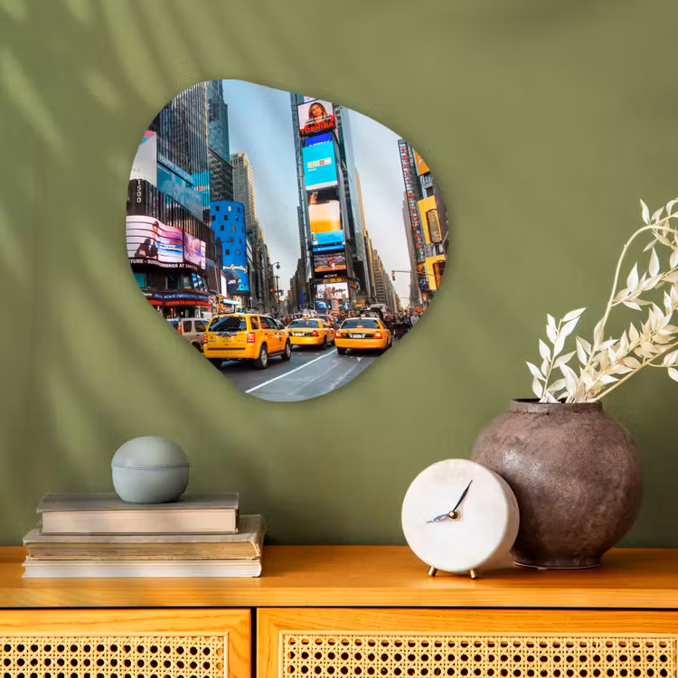 Organische Formen – Aluminium – New York - Taxi - Geel — 2