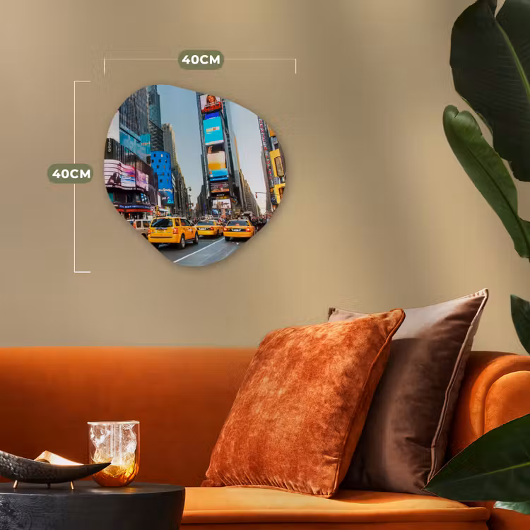 Organische Formen – Aluminium – New York - Taxi - Geel — 4