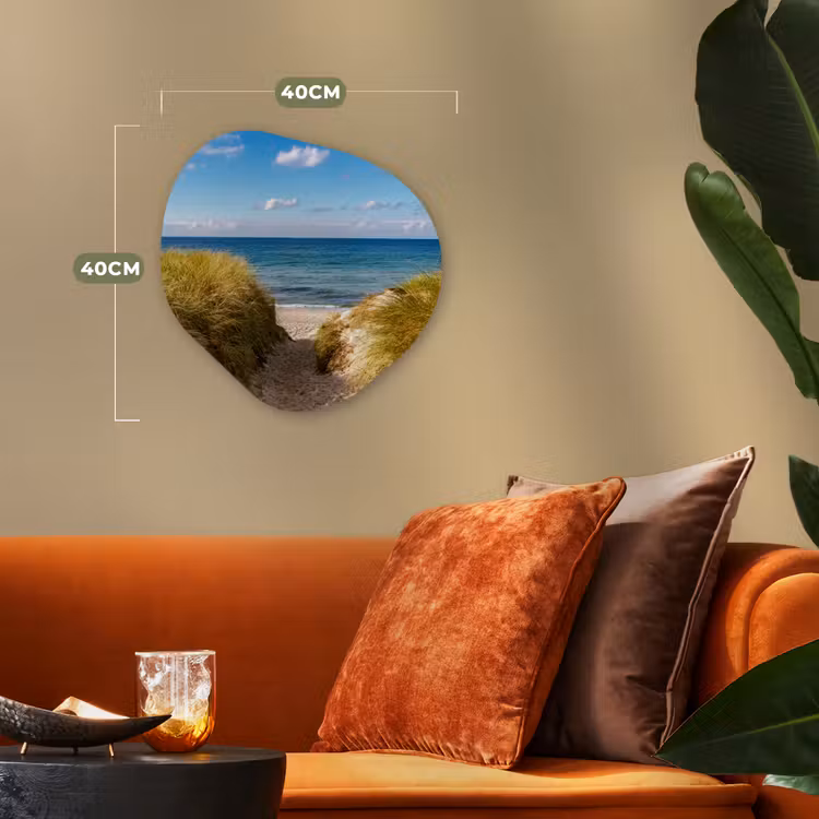 Organische Formen – Aluminium – Strand - Wolken - Duitsland — 4