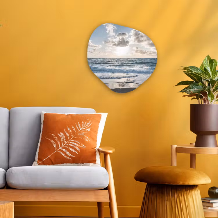 Organische Formen – Aluminium – Zee - Wolken - Duitsland — 3