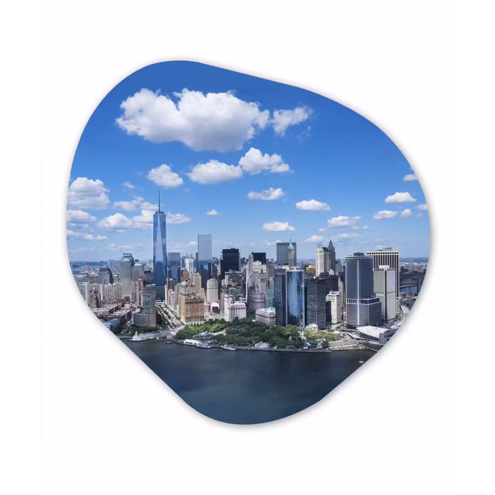 Organische Formen – Aluminium – New York - Manhattan - Skyline — 1