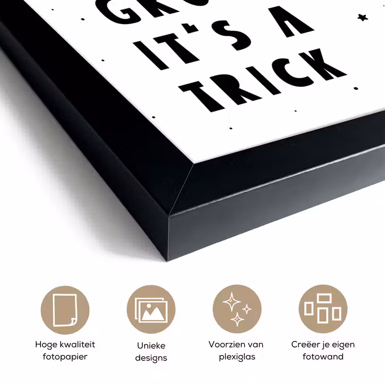 Poster met lijst - Quotes - Don't grow up it's a trick - Baby - Sterren - Kinderen — 6