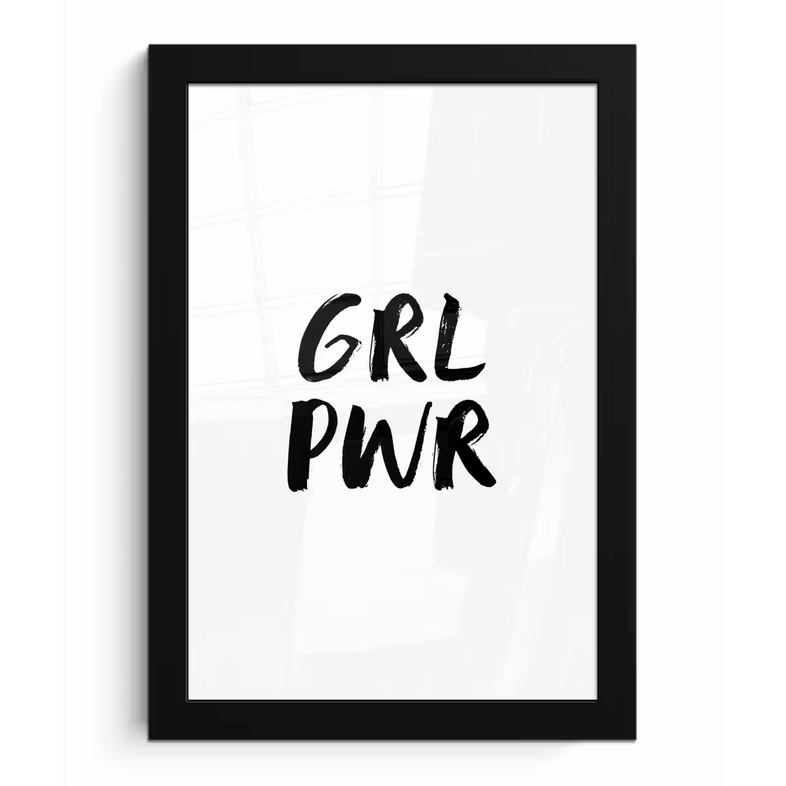 Poster met lijst - Spreuken - Grl pwr - Meisjes - Quotes - Kinderen — 1