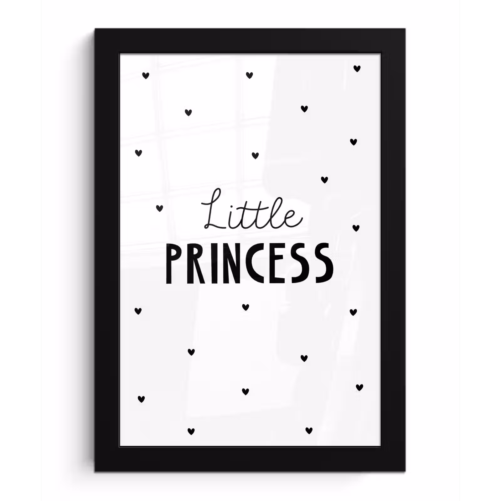 Poster met lijst - Spreuken - Little princess - Meisjes - Prinses - Quotes — 1