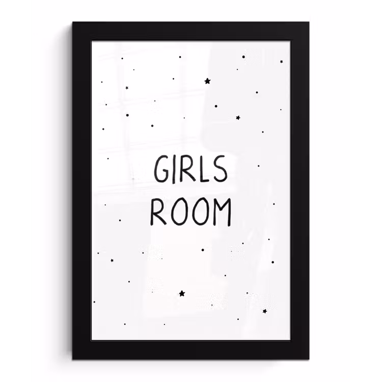 Poster met lijst - Quotes - Girls room - Meisjes - Kind - Spreuken — 1