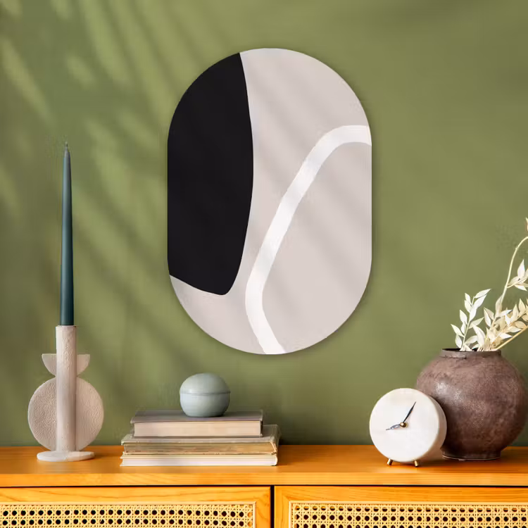 Muurovaal - Pastel - Minimalisme - Vormen — 2