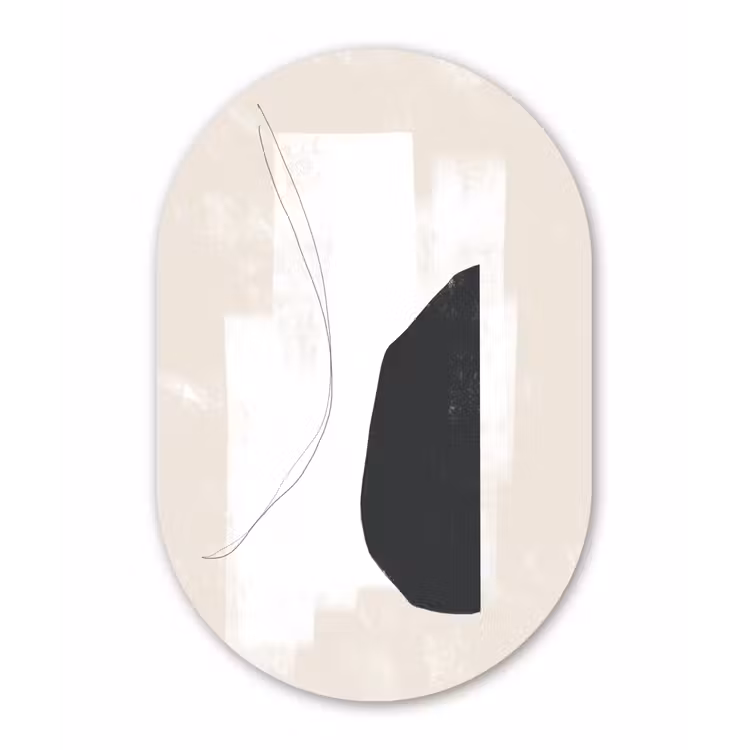 Muurovaal - Verf - Abstract - Minimalisme — 2
