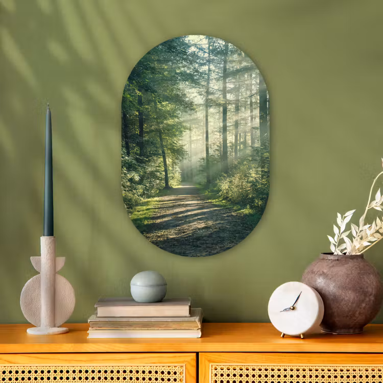 Muurovaal - Bos - Licht - Pad — 3