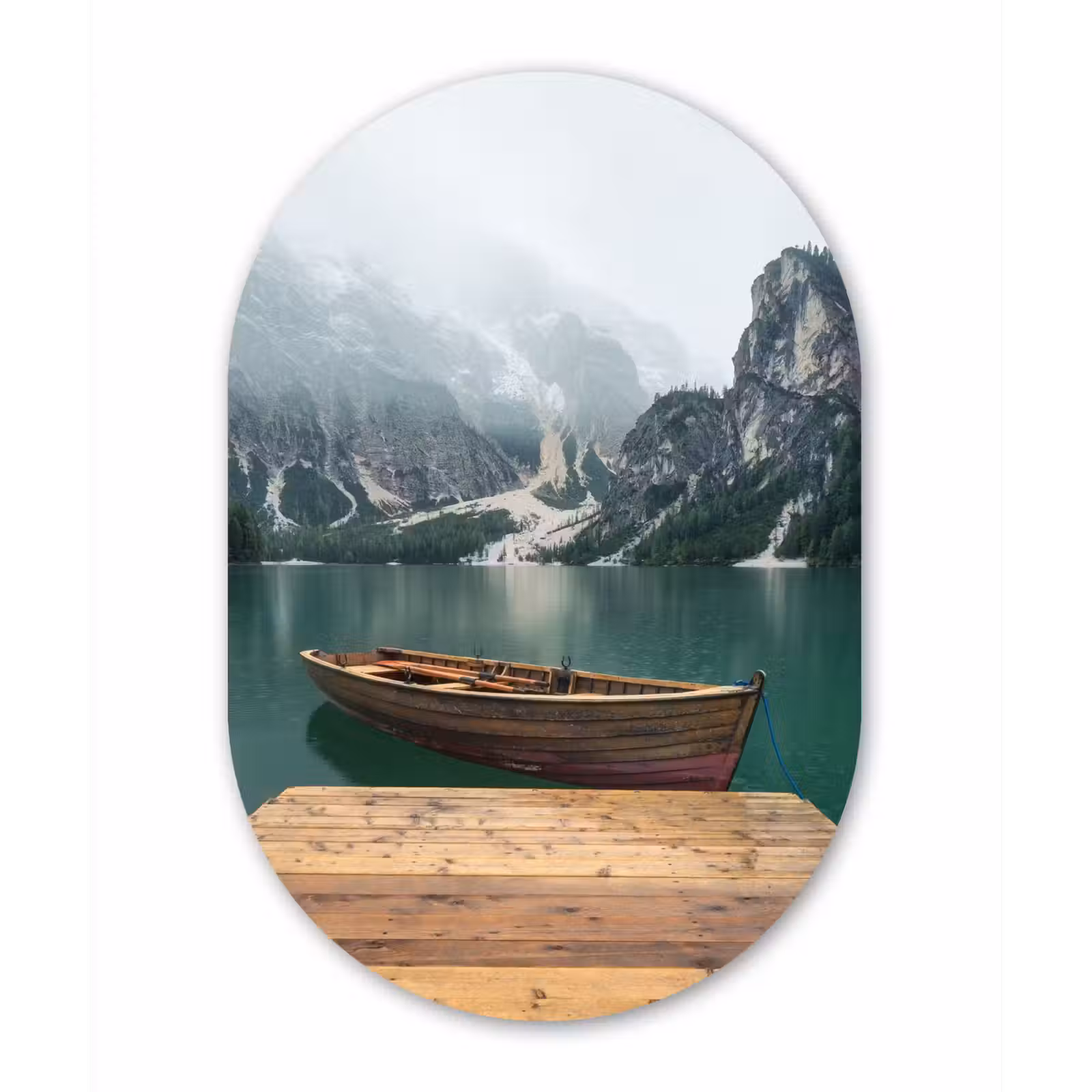 Muurovaal - Mist - Sneeuw - Berg - Boot — 1