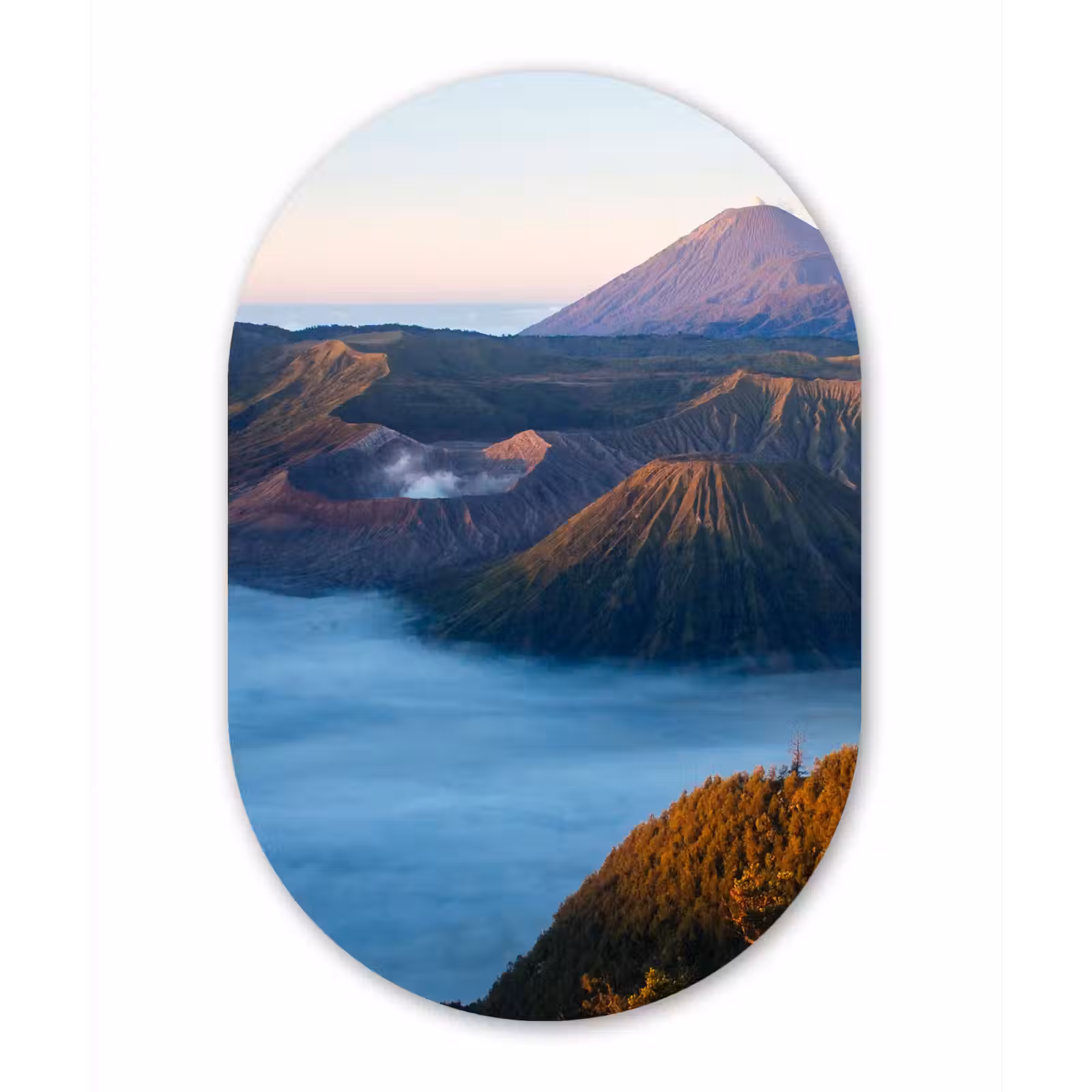 Muurovaal - Vulkaan - Natuur - Mist — 1