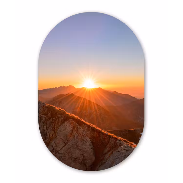 Muurovaal - Berg - Landschap - Zon — 1