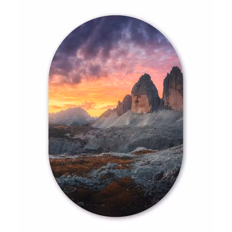 Muurovaal - Rotsen - Berg - Zonsondergang - Landschap — 1