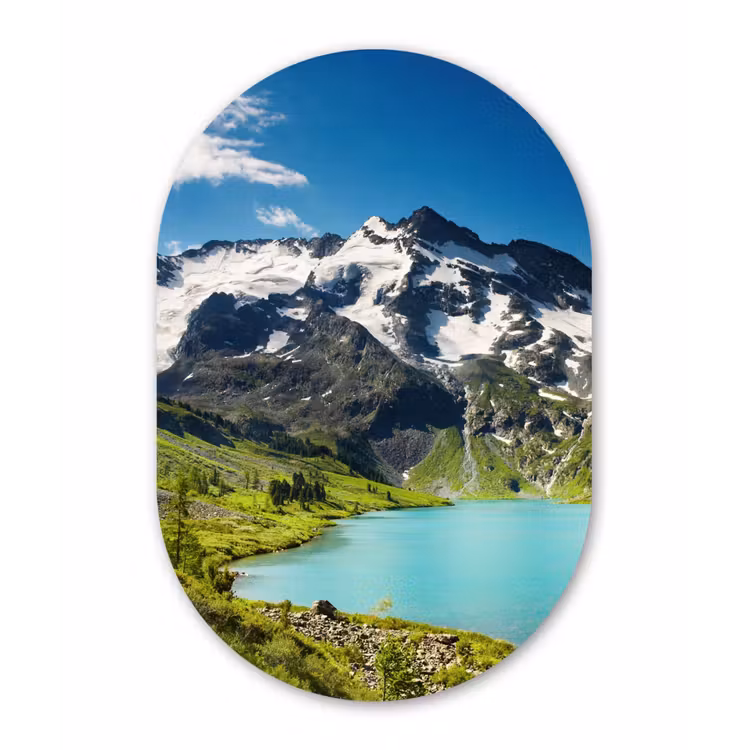 Muurovaal - Sneeuw - Berg - Water — 2