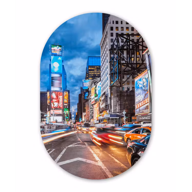 Muurovaal - New York - Architectuur - Nacht — 1